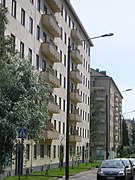 Immeubles datant du premier plan massif de construction de logements à l'Est de l'île, 1938.