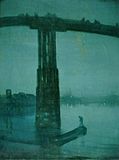 James McNeill Whistler, Noturno: Azul e Dourado - Antiga Ponte Battersea, 1872–1875