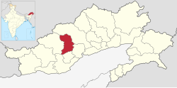 Location in Arunachal Pradesh