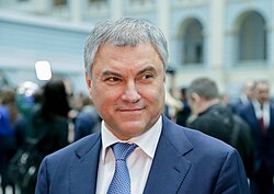 Vjatšeslav Volodin vuonna 2019.