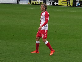 Flo in 2017 als speler van Slavia Praag