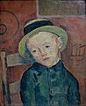 Émile Bernard, Portrait of a Boy in Hat, 1889.