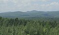 Le mont Chapman vu du belvédère de Brookbury.