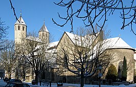 Stichtkerk van het sticht Gandersheim in Bad Gandersheim, Gezicht vanuit het zuidoosten, 2009