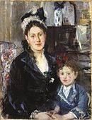 Portrait of Mme Boursier and Her Daughter, c. 1873, Brooklyn Museum