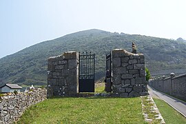 Entrada al cementerio civil, junto al católico.