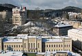 Et snødekt Karlsbad i påska 2008