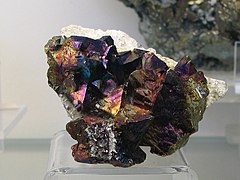 Chalcopyrite — Grube Georg, Westerwald, Allemagne