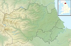 Map showing the location of Cotherstone Moor