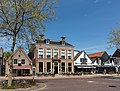 Drachten, el edificio monumental en la calle.