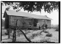 Old slave house at Strawberry Hill Plantation