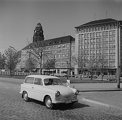 A Trabant in Dresden in 1961