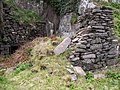 Ruins o St Medan's chaipel and cove. location NX1431.