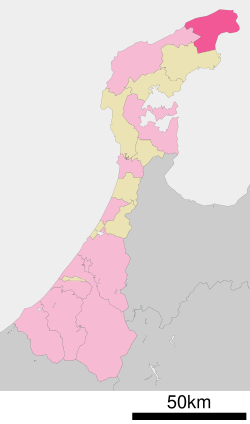 Lokasi Suzu di Prefektur Ishikawa