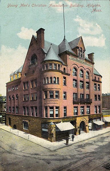 File:YMCA Building of Holyoke, where Volleyball was first played.jpg