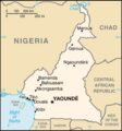 a map of Cameroon