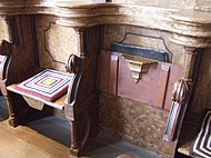 A simple bracket-like misericord, Bechtolsheim, Germany