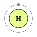 Väte som har atomnummer 1