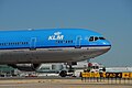 Johnsonin mukaan nimetty KLM:n MD-11-kone.