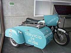 350/4 amb sidecar del RACC (1957)