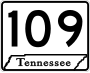 State Route 109 marker