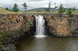 Водоспад Улан-Цутгалан на річці Орхон