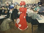 Henri Evenepoel, Café d'Harcourt au Quartier latin, 1897.