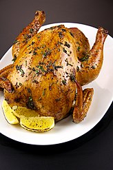 Roasted chicken