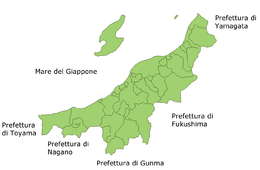 Prefettura di Niigata – Mappa