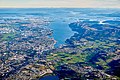 Luftbild von Sandnes mit Blick Richtung Stavanger