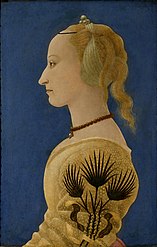 Alesso Baldovinetti, Portrait of a Lady in Yellow, c. 1465.