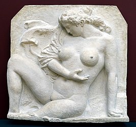 Baigneuse, 1902, relief en plâtre, musée d'Orsay, Paris.