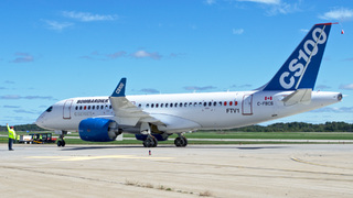 CS100 FTV-1 Stationné après le premier vol.