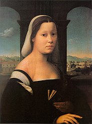 Ascribed to Giuliano Bugiardini and others, Portrait of a Lady, c.1510