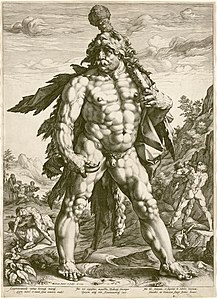 Hendrik Goltzius, The Great Hercules, 1589, NGA 70311