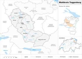 Localisation de Circonscription électorale de Toggenburg