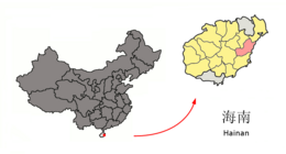 Qionghai – Mappa