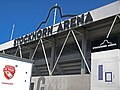 L'esterno dello stadio