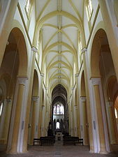 Nave central de la iglesia prioral.