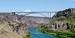 Snake River vid Twin Falls, Idaho.