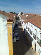 Rua Cândido dos Reis vista do castelo