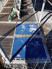 Kauri dieback footwear cleaning station, Waipoua Forest