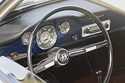 Armaturenbrett eines Karmann Ghia Typ 14 Cabrio