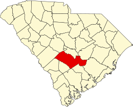 Contea di Orangeburg – Mappa