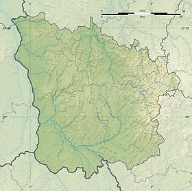 Voir sur la carte topographique de la Nièvre