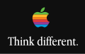 Apple logo Think Different