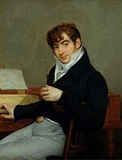 El compositor Pierre Zimmermann, 1808, 118.5 × 91 cm, Palacio de Versalles.