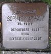 Stolperstein Emmerich Fischerort 17 Sophie Nathan