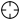 circle with 4 ticks inside perimeter