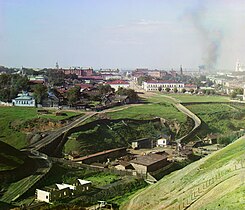 General view of the city of Perm, 1910